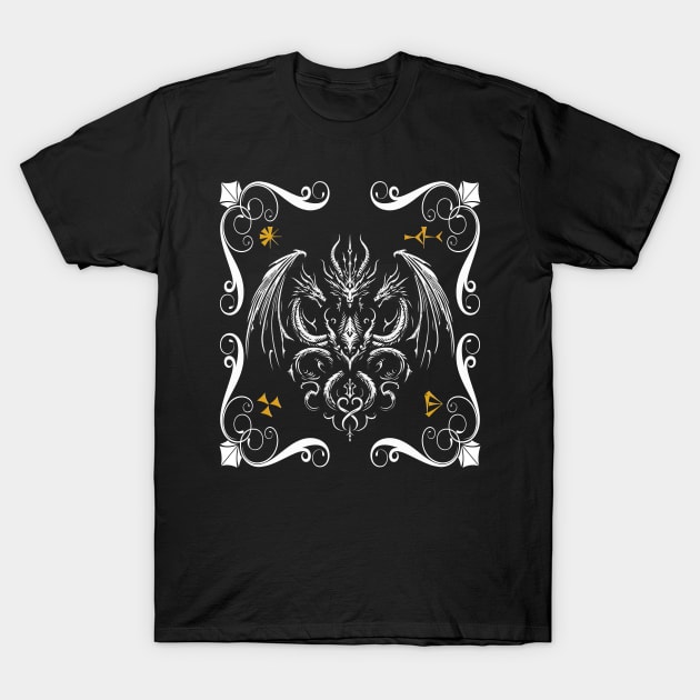 Sea Goddess Tiamat: Unleash the Chaos T-Shirt by MetalByte